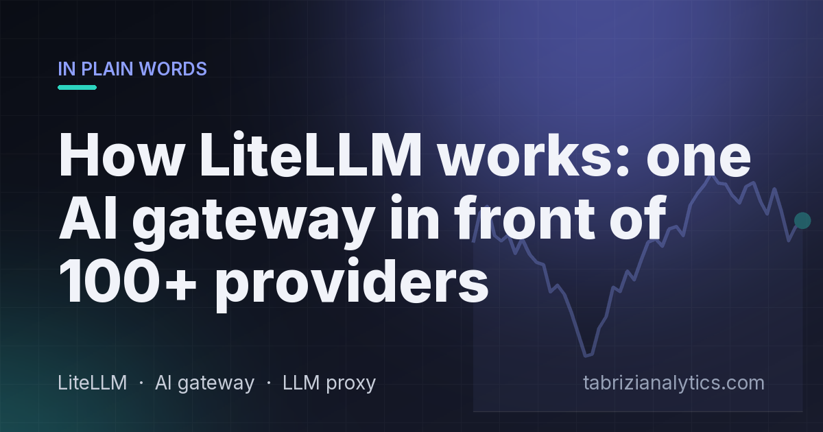 How LiteLLM works: one AI gateway in front of 100+ providers